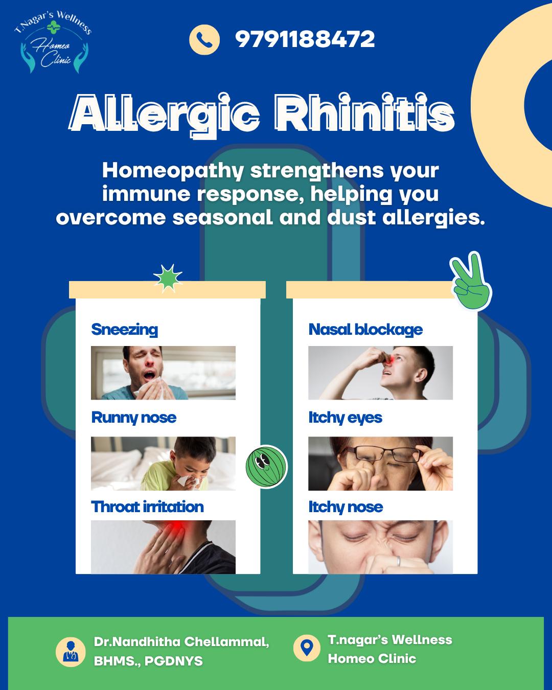 Homeopathy Medicines for Allergic Rhinitis Treatment 