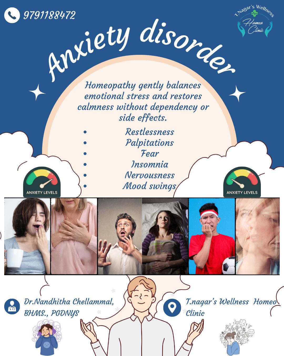 Homeopathy Medicine for Anxiety Disorder Treatment
