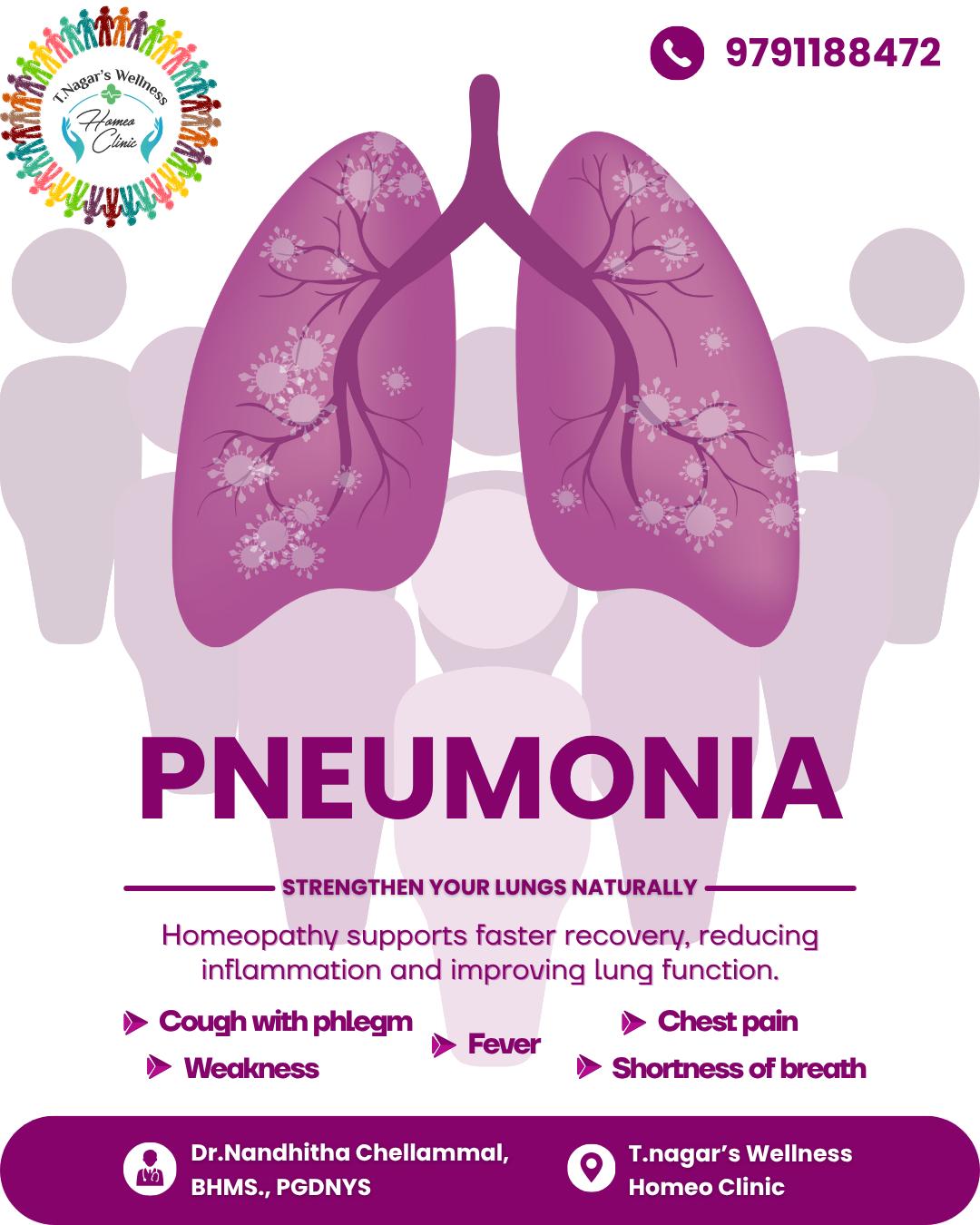 Homeopathy Medicines for Pneumonia Treatment