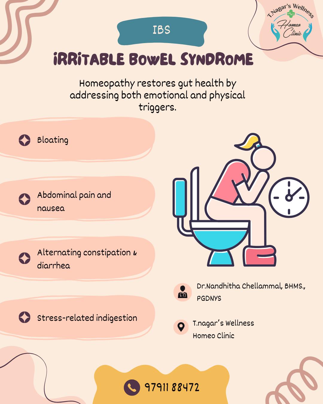 Homeopathy Medicines for Irritable Bowel Syndrome Treatment